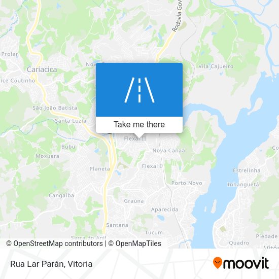 Rua Lar Parán map