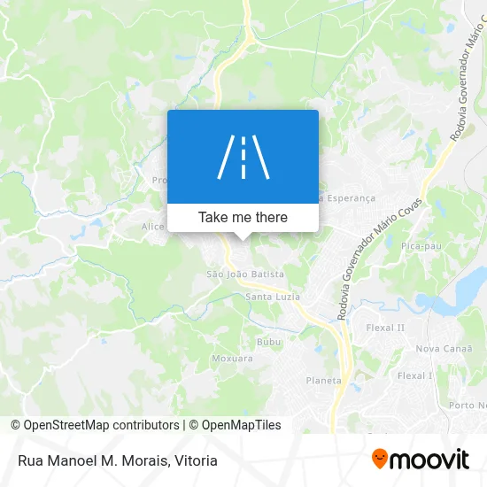 Rua Manoel M. Morais map