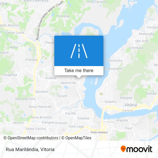 Rua Marilândia map