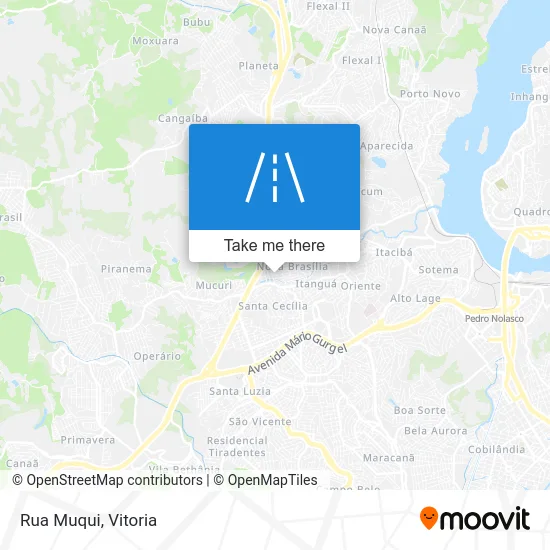 Rua Muqui map