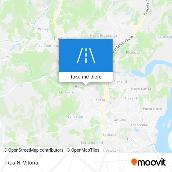 Rua N map