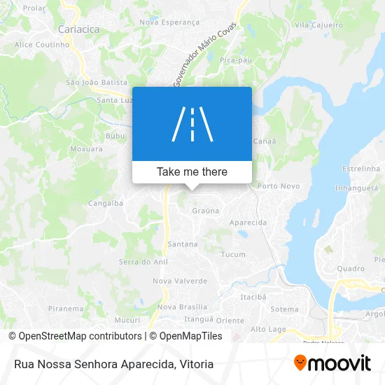 Rua Nossa Senhora Aparecida map