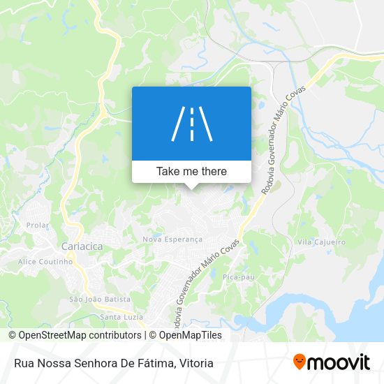 Rua Nossa Senhora De Fátima map