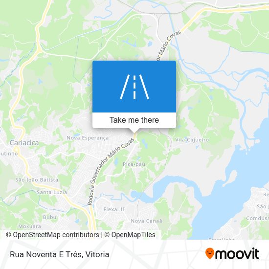Rua Noventa E Três map