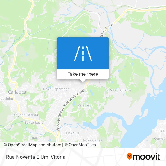 Rua Noventa E Um map