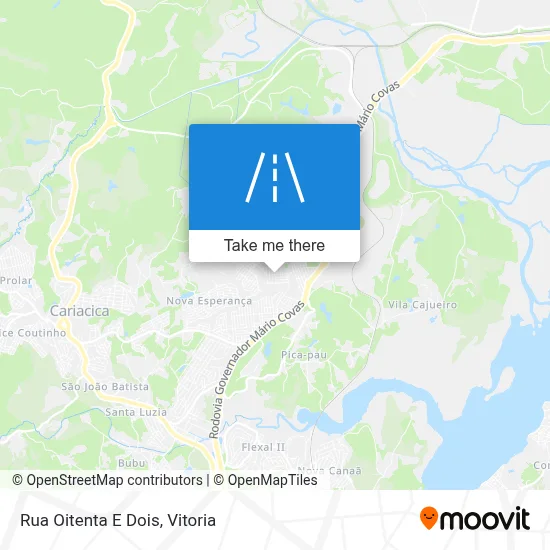 Rua Oitenta E Dois map