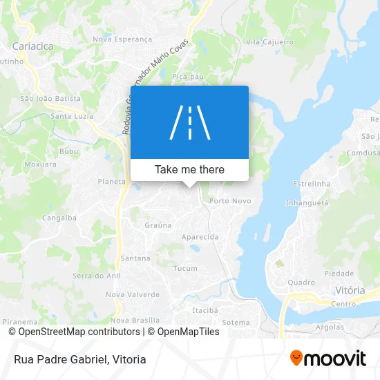 Rua Padre Gabriel map
