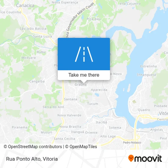 Rua Ponto Alto map