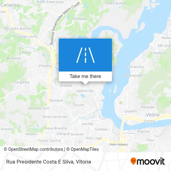 Rua Presidente Costa E Silva map