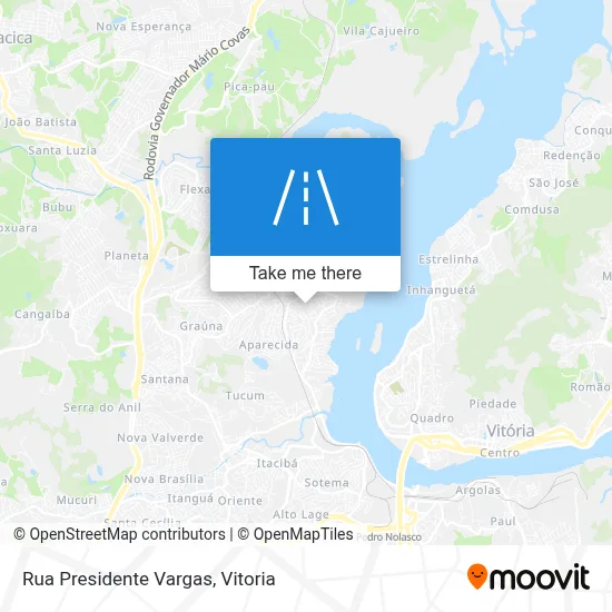 Rua Presidente Vargas map