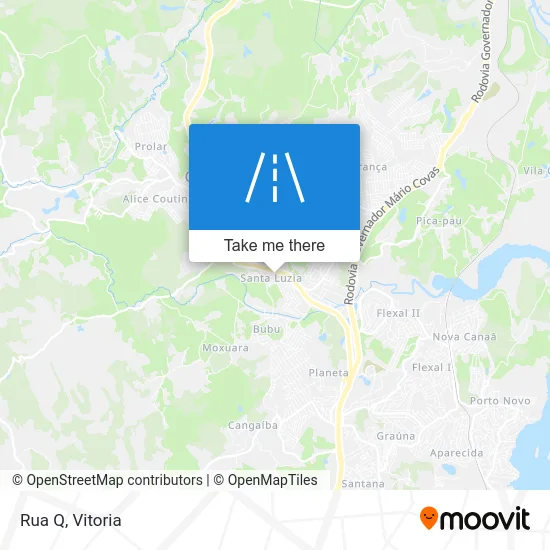 Rua Q map