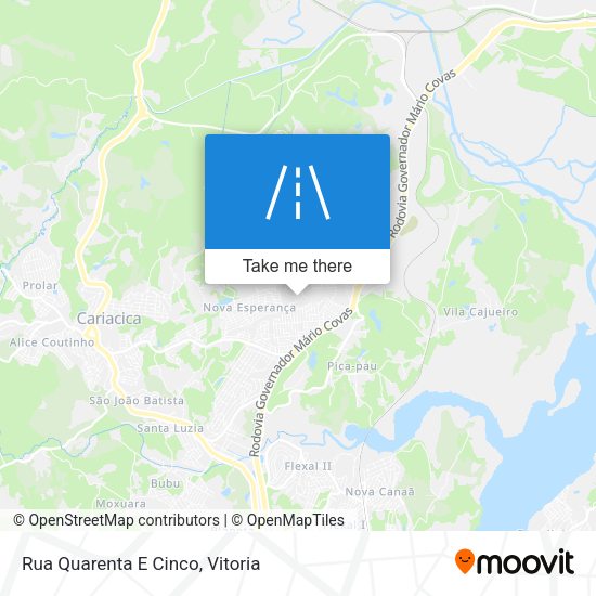 Rua Quarenta E Cinco map