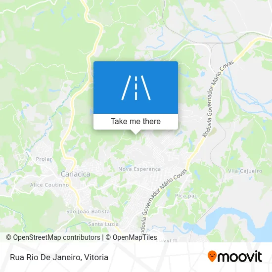 Rua Rio De Janeiro map
