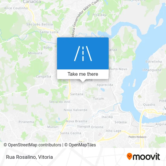Rua Rosalino map