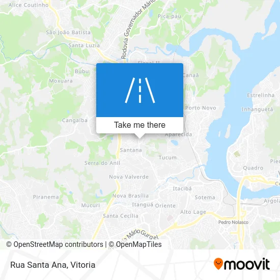 Rua Santa Ana map