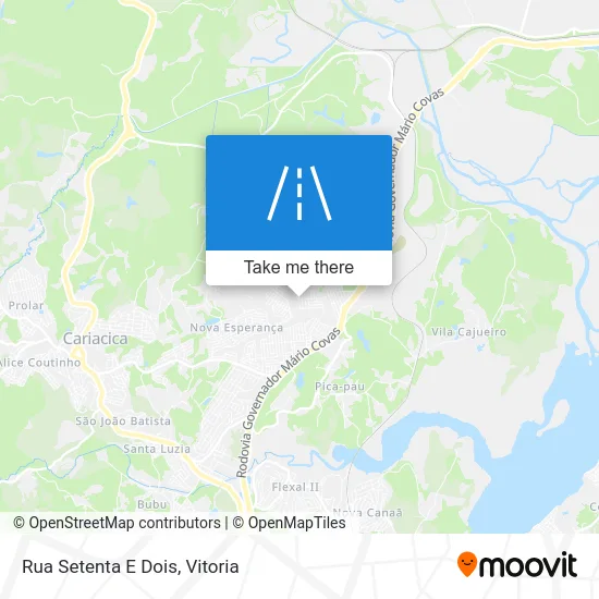 Rua Setenta E Dois map