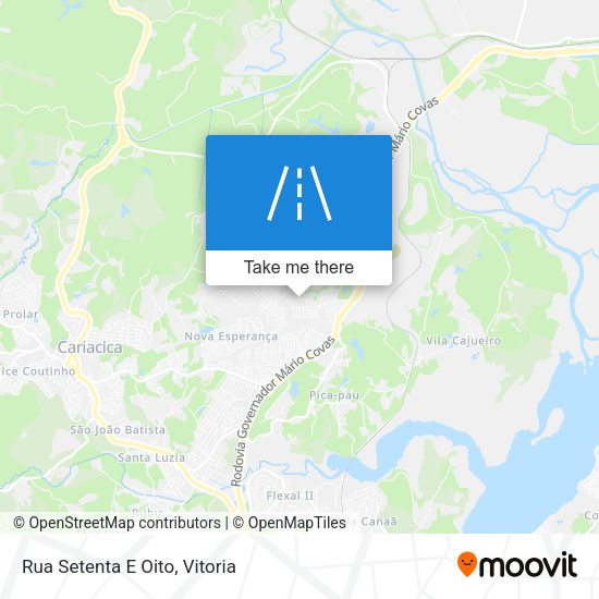 Rua Setenta E Oito map