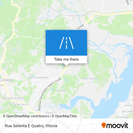 Rua Setenta E Quatro map