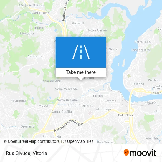 Rua Sivuca map