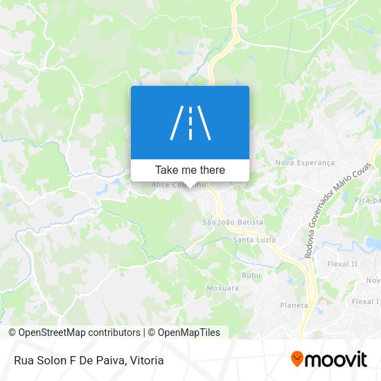 Rua Solon F De Paiva map
