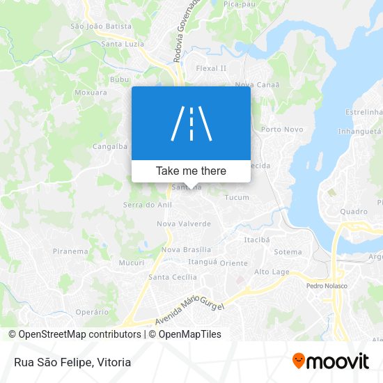 Rua São Felipe map