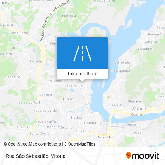 Rua São Sebastião map
