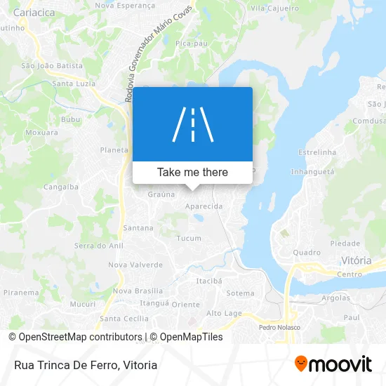 Rua Trinca De Ferro map