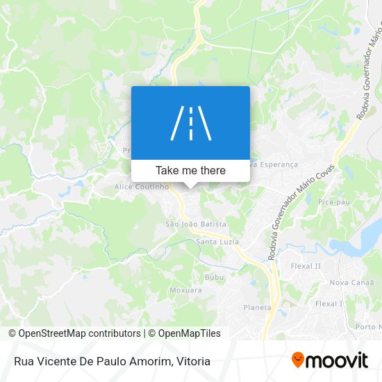 Rua Vicente De Paulo Amorim map