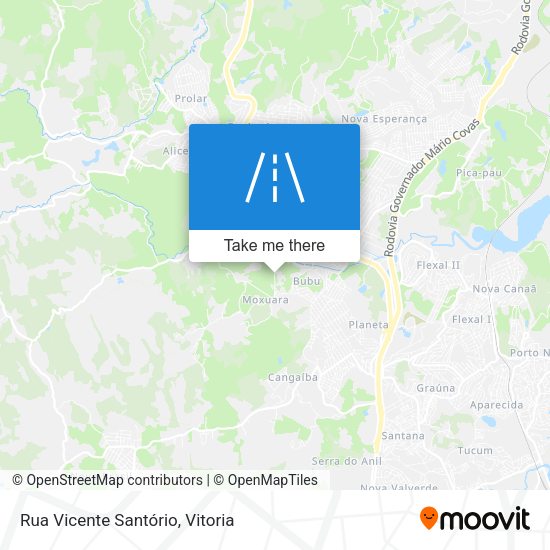 Rua Vicente Santório map