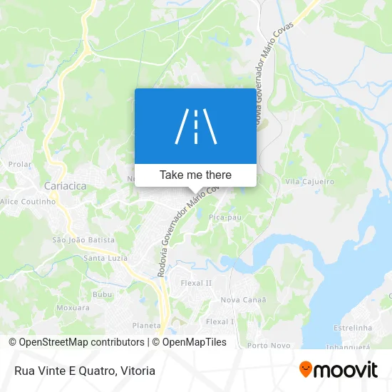 Rua Vinte E Quatro map
