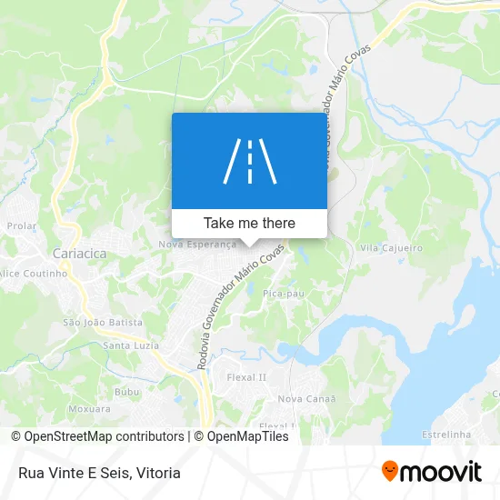 Rua Vinte E Seis map