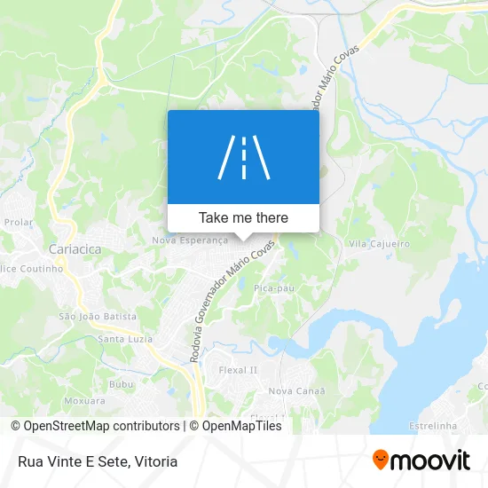 Rua Vinte E Sete map