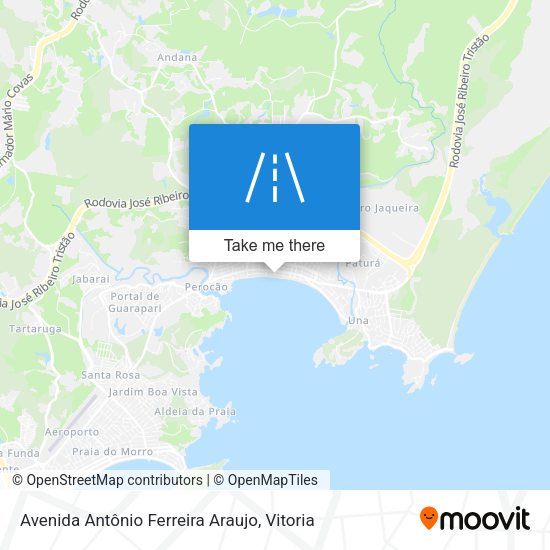 Avenida Antônio Ferreira Araujo map