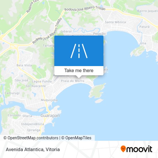 Avenida Atlantica map