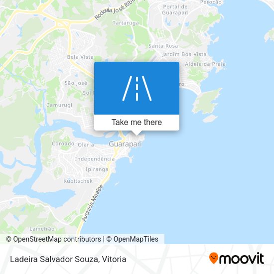 Ladeira Salvador Souza map
