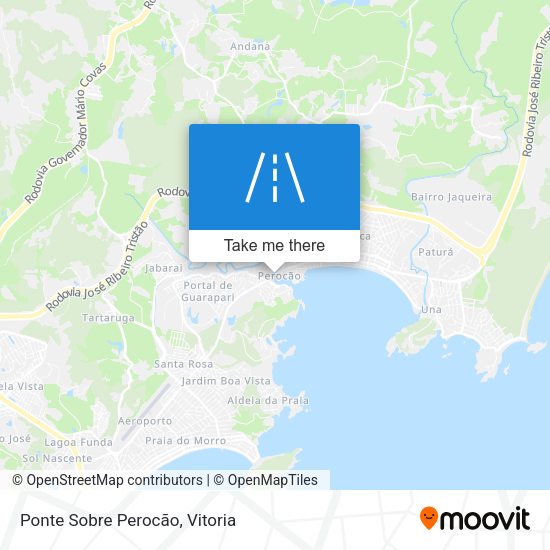 Ponte Sobre Perocão map