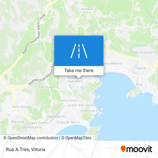 Rua A Tres map