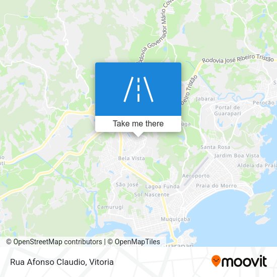 Rua Afonso Claudio map