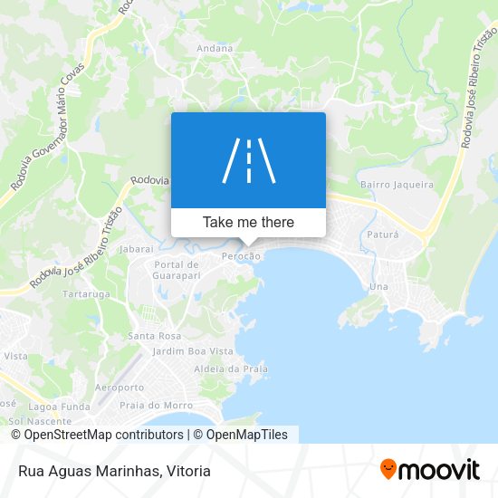 Rua Aguas Marinhas map