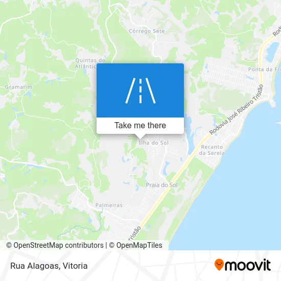 Rua Alagoas map