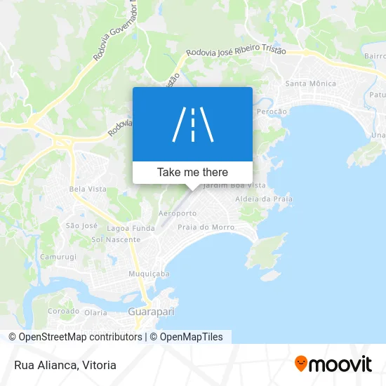 Rua Alianca map