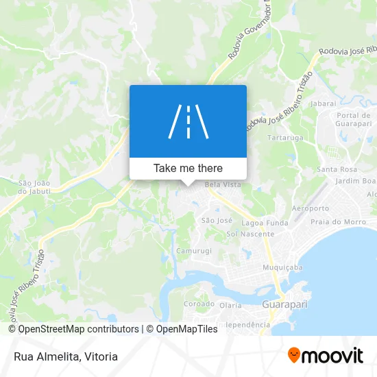 Rua Almelita map