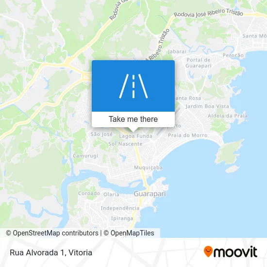 Rua Alvorada 1 map