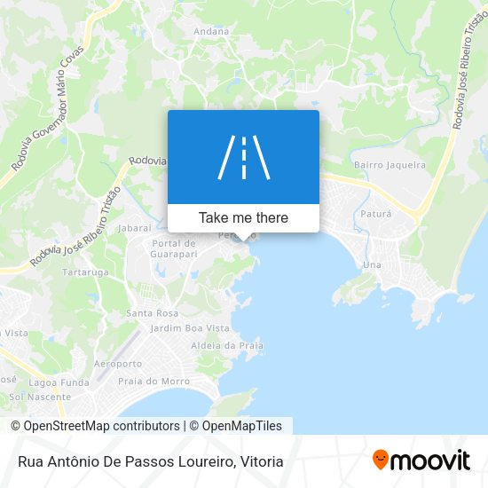Rua Antônio De Passos Loureiro map