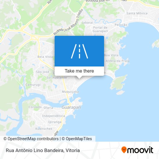 Rua Antônio Lino Bandeira map