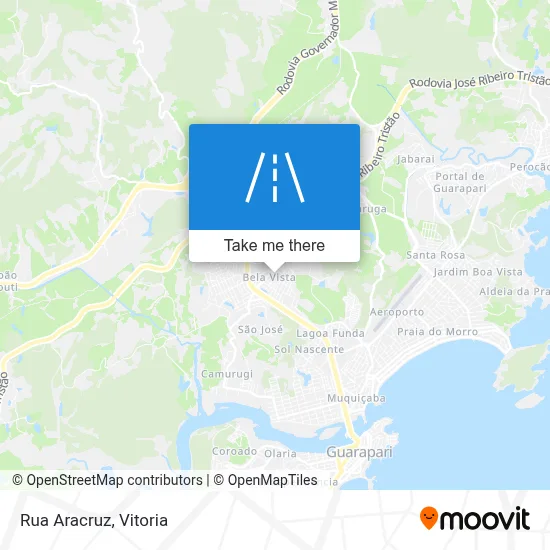 Rua Aracruz map