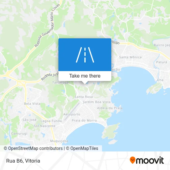 Rua B6 map