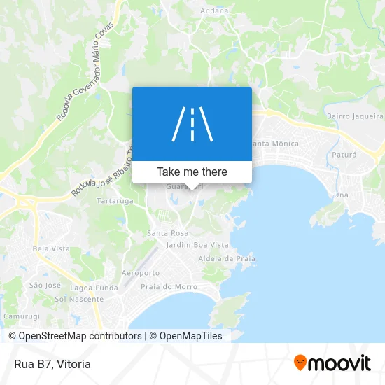 Rua B7 map