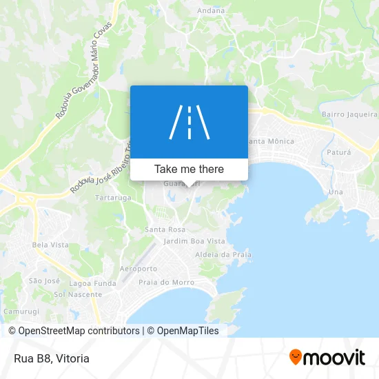 Rua B8 map