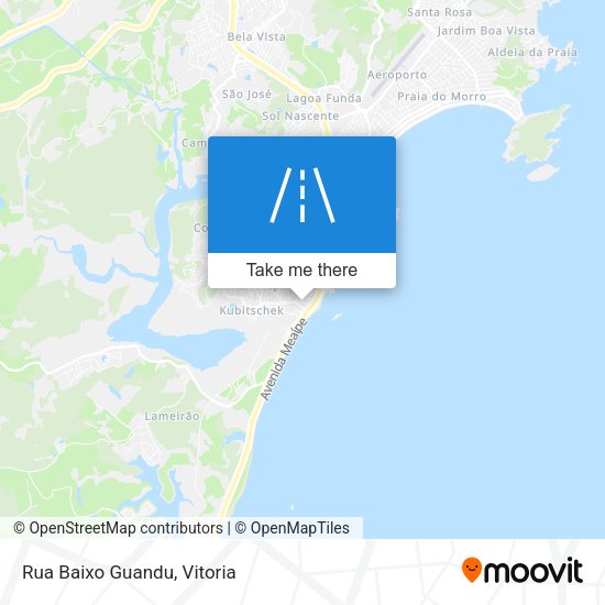 Rua Baixo Guandu map